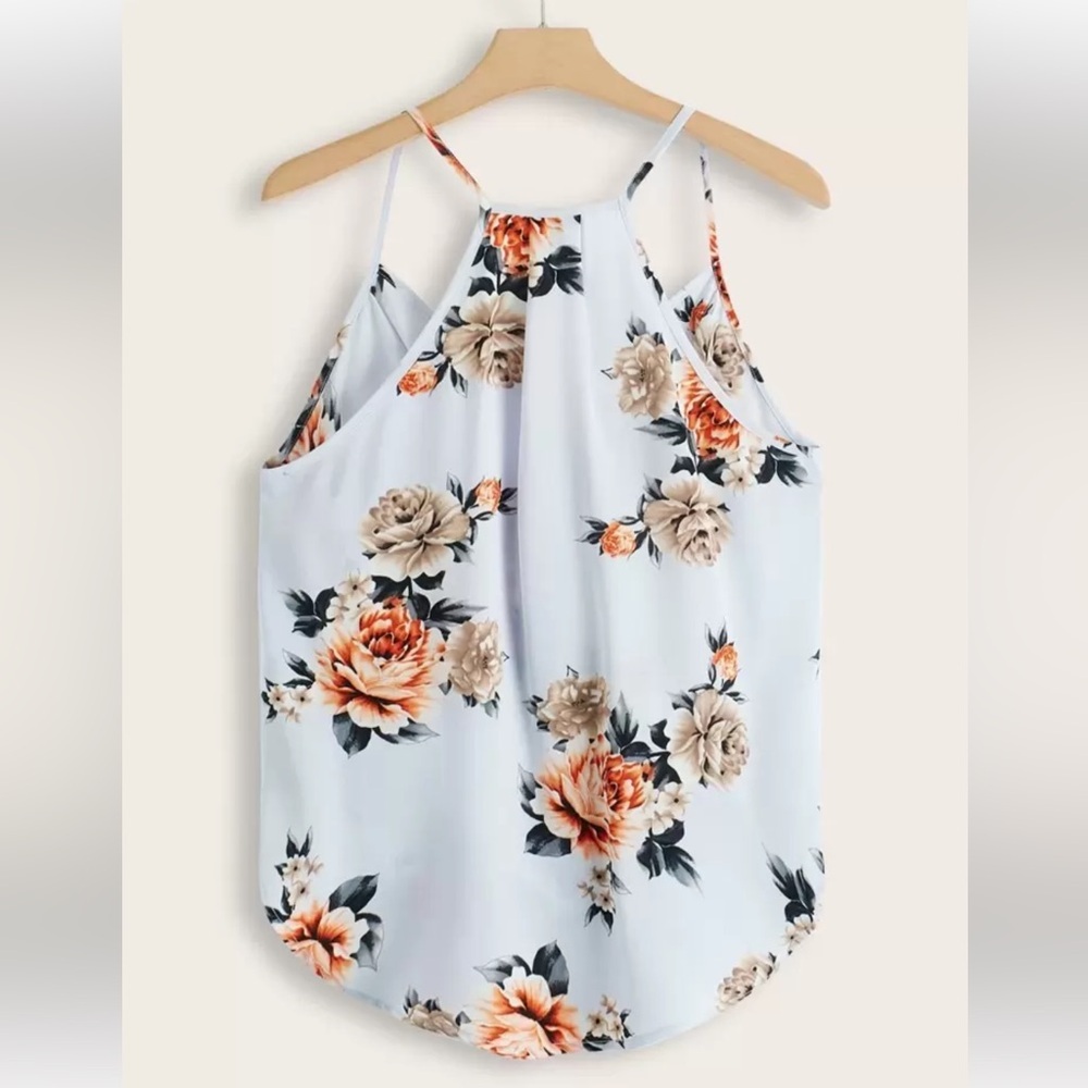 SHEIN Clasi Floral Print High Low Hem Cami Top BUNDLE OF THREE - Picture 16 of 16